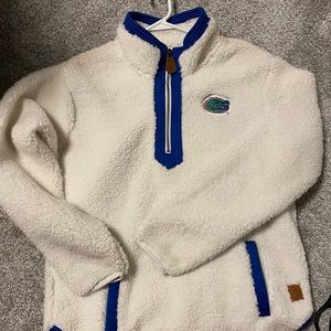 Women’s Pressbox Florida Gator Fleece Pullover. Size Small